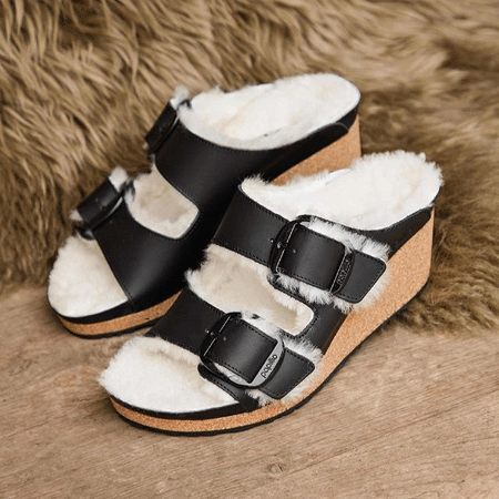 modni trendovi za 2021 slippers sa platformom