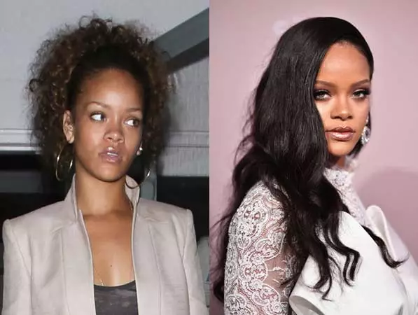 prirodna kosa poznatih dama Rihanna