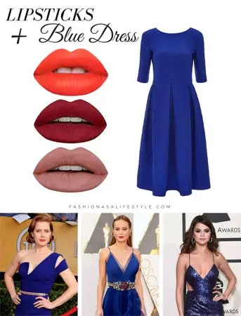 plave haljine i karmini
