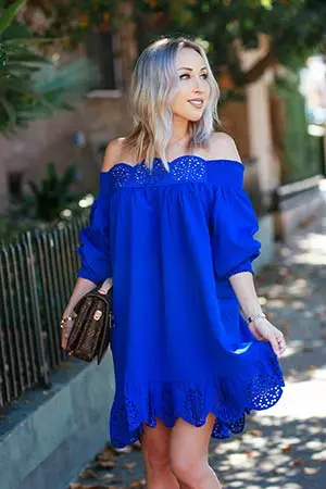 mini plave letnje haljine