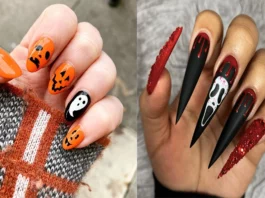 halloween nokti